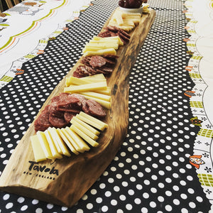 Chacuterie board 32" x 6" with Ramekin