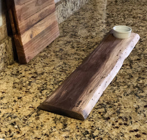 Charcuterie Board with Ramekin