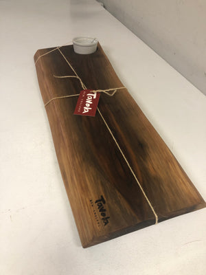Black Walnut Charcuterie Board with 3” Ramekin